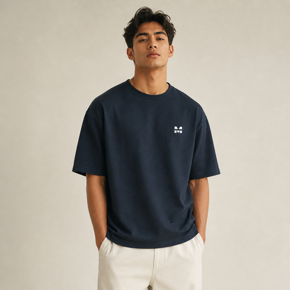 JÁURE Oversized Tee — Ash Motion